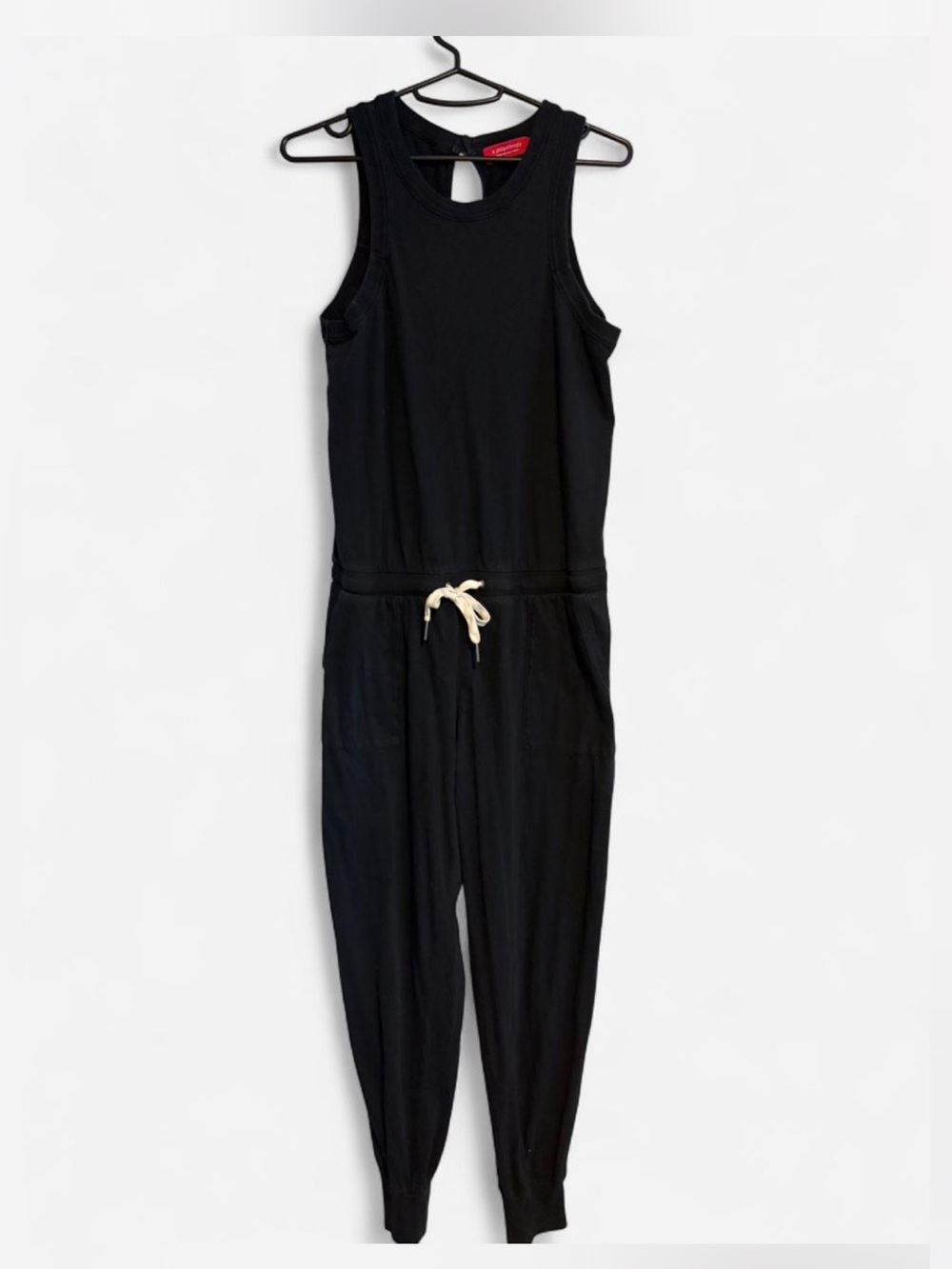 n:PHILANTHROPY Black Sleeveless Drawstring Jumpsuit